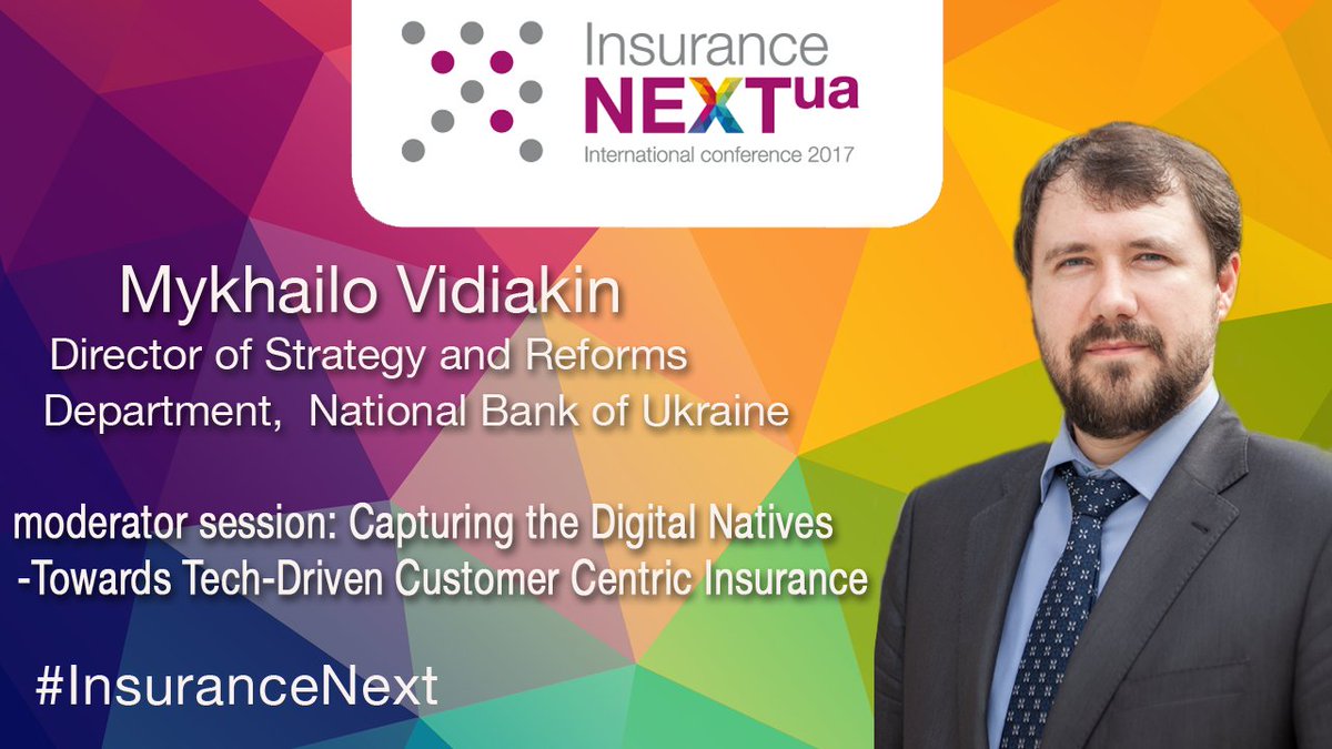 Moderator <a href="/InsuranceNEXTua/">InsuranceNEXT`UA</a> First #Ukrainian international #InsurTech &amp; #FinTech conference. 
goo.gl/NovB86
<a href="/NBUkraine/">National Bank of Ukraine 🇺🇦</a> #digital