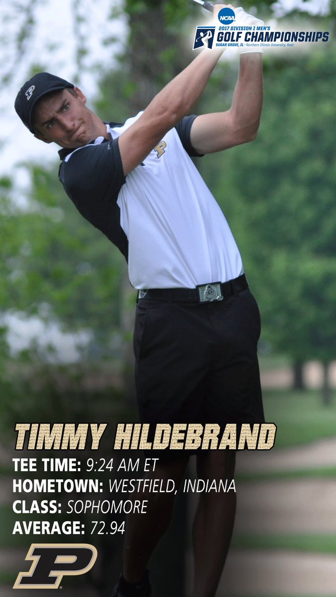 PurdueMensGolf's tweet photo. ON THE TEE ➡️ 9:24 AM ET. 
✔️ #TwitterlessTimmy 

🚂 #Purdue // #NCAAGolf ⛳️ https://t.co/E27Ajpeez8
