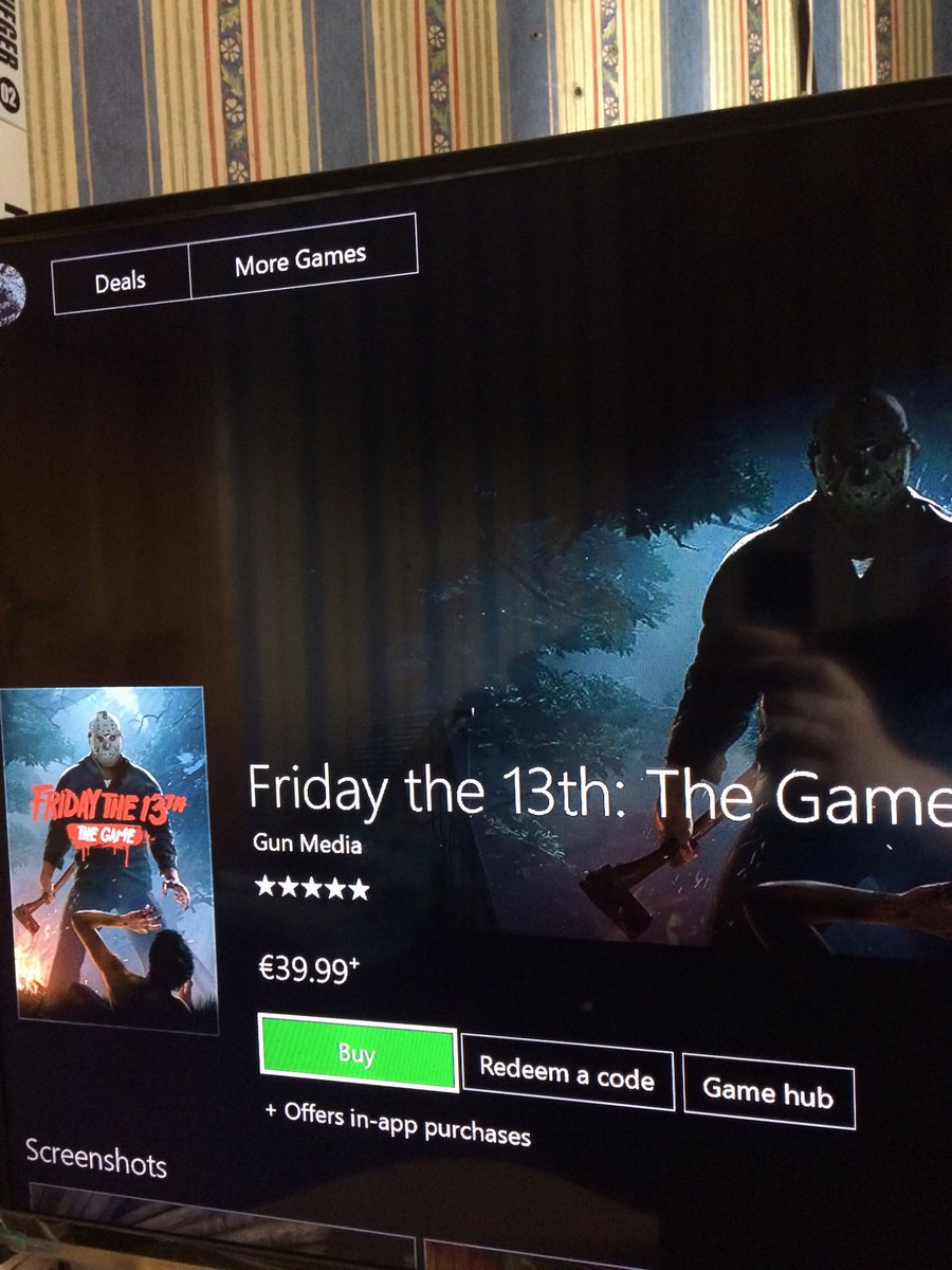 ChrisRushHorror's tweet photo. Friday The 13th: The Game, released today, let the slaughter begin! 👹 @kanehodder1 #horror #FridayThe13th #Jason #Xboxhorror https://t.co/plPEjKEfT7