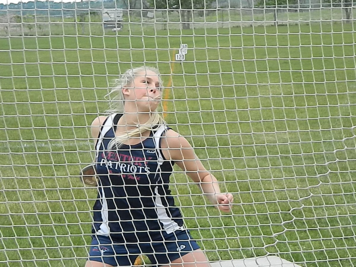 ND STATE TRACK
Class A discus
WDA athletes competing
BHS' K. German; Century's R. Dennis