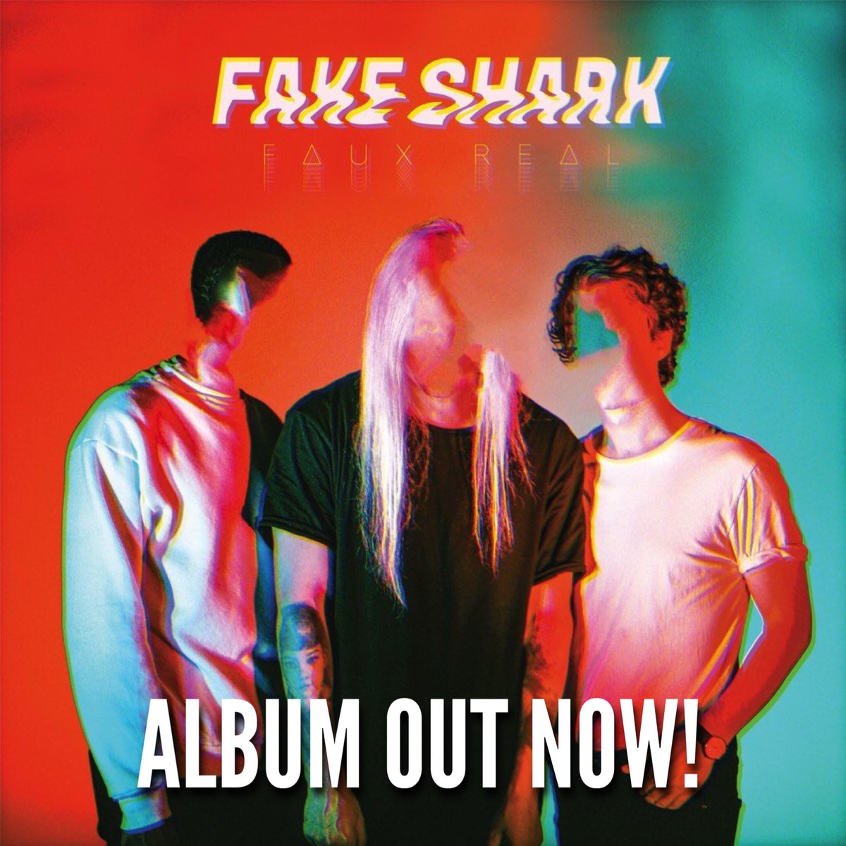 fakesharkbabies's tweet photo. #FauxReal is out now, babies! Find it everywhere... Apple Music, Spotify, Google Play, YouTube, and Light Organ Records! https://t.co/sROpYTfDoa