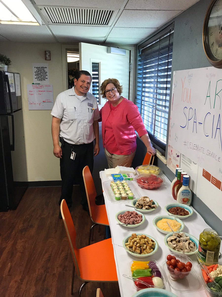 CSPlanoFrisco's tweet photo. We had a great week celebrating our team this week! YOU are  Spa-cial was a BIG hit! #IHGCelebrateService #truehospitality https://t.co/bNFm9NlHX6