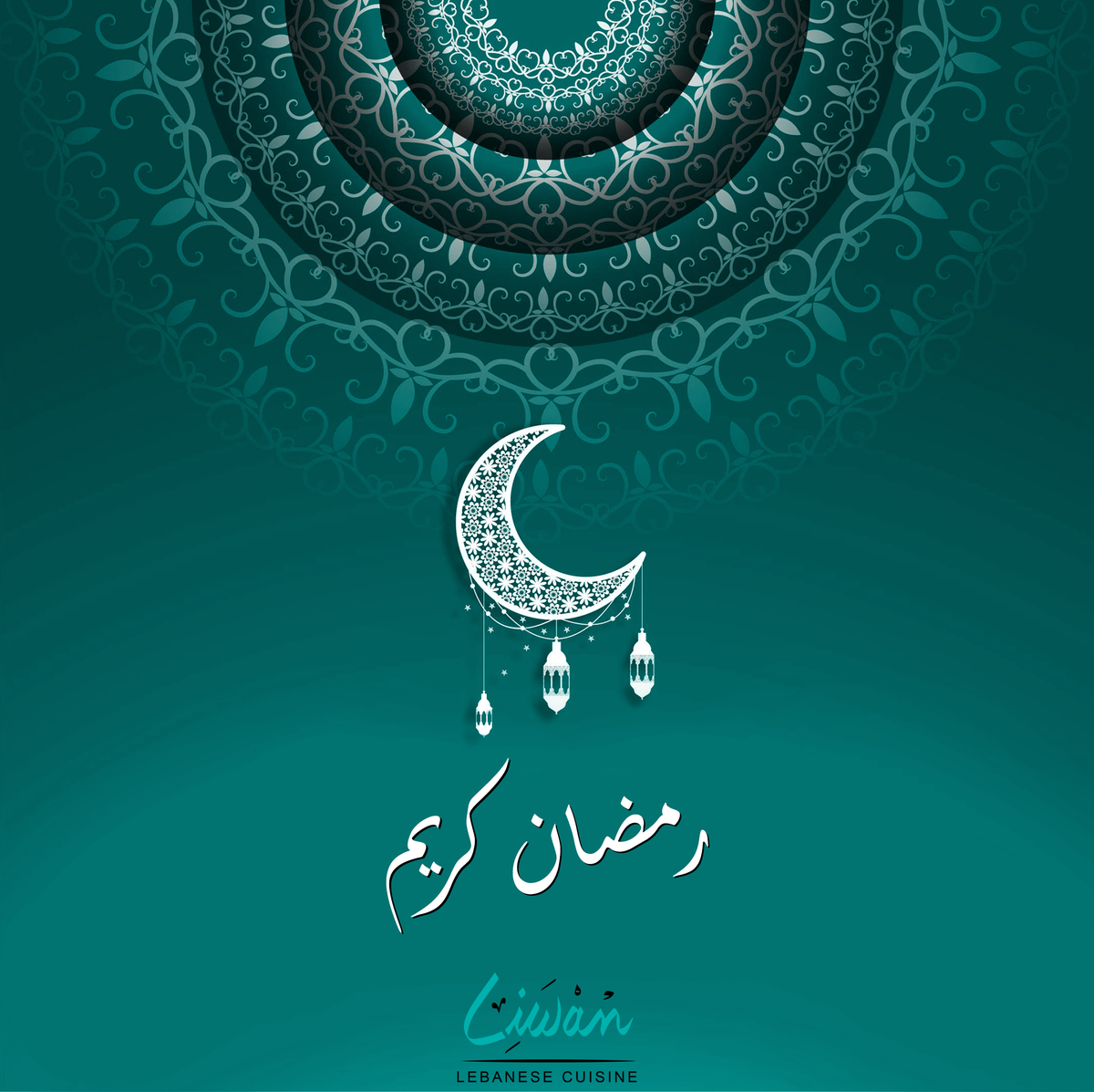 LiwanOfficial's tweet photo. رمضان كريم من عيلة ليوان 
#Liwan #LebaneseRestaurant #Ramadan2017 https://t.co/6U801HIql2