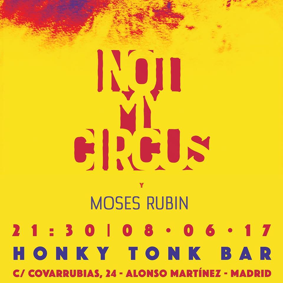 🎪We'll see you again on June 8 with the amazing support of <a href="/moses_rubin/">Moses Rubin</a> in Honky Tonk! doors at 21:30, tickets 7€. Roll up, Roll up!🎪