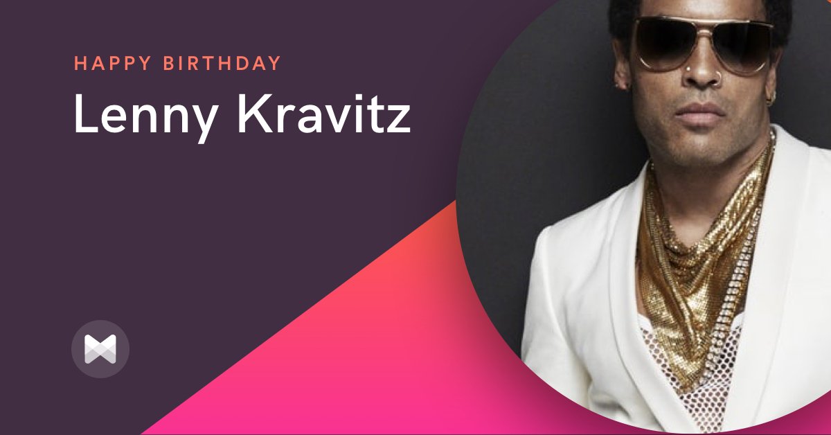   Happy Birthday Lenny Kravitz who turns 53 today!  