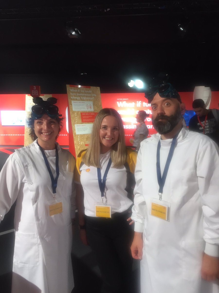 HelenFeighan's tweet photo. Our fab team @Shell Make The Future!! @We_AreFearless #makethefuture #experiental https://t.co/g5yRsT0J5k