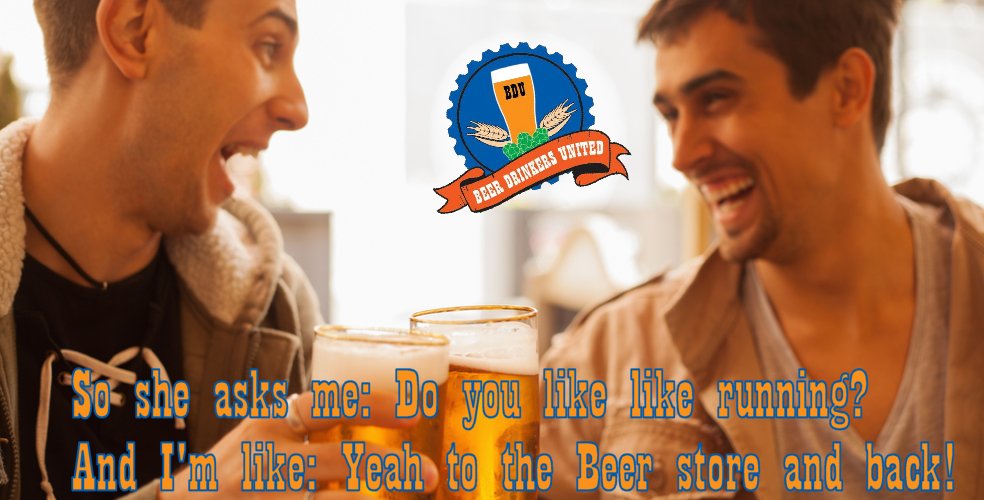 Running out for #Beer is #exercise right?