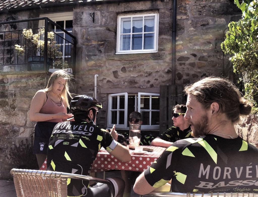 StolenGoatRT's tweet photo. We made the team ride from Aberdeen to Durham for the next @TourSeries round They are allowed a coffee stop #rideeverything #trainingsecrets https://t.co/zg8bkYwk8h
