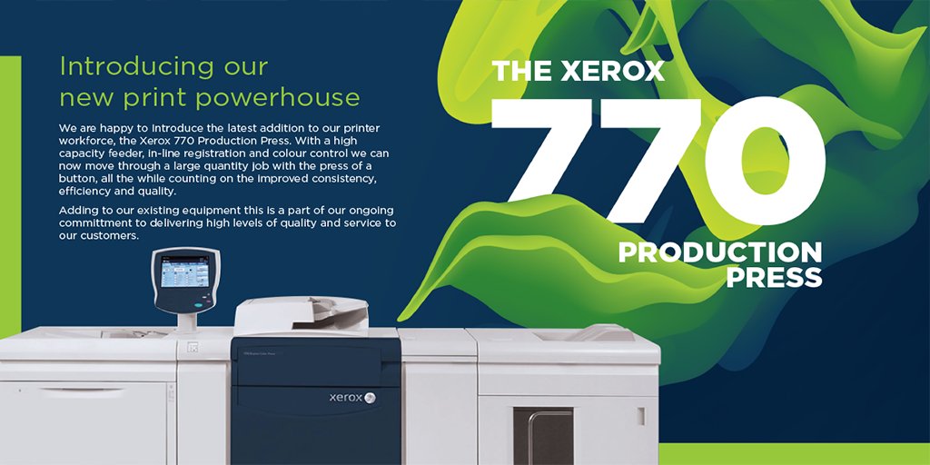 SwiftPrint_'s tweet image. Say hello to our new printer! #Waterford #business #Marketing