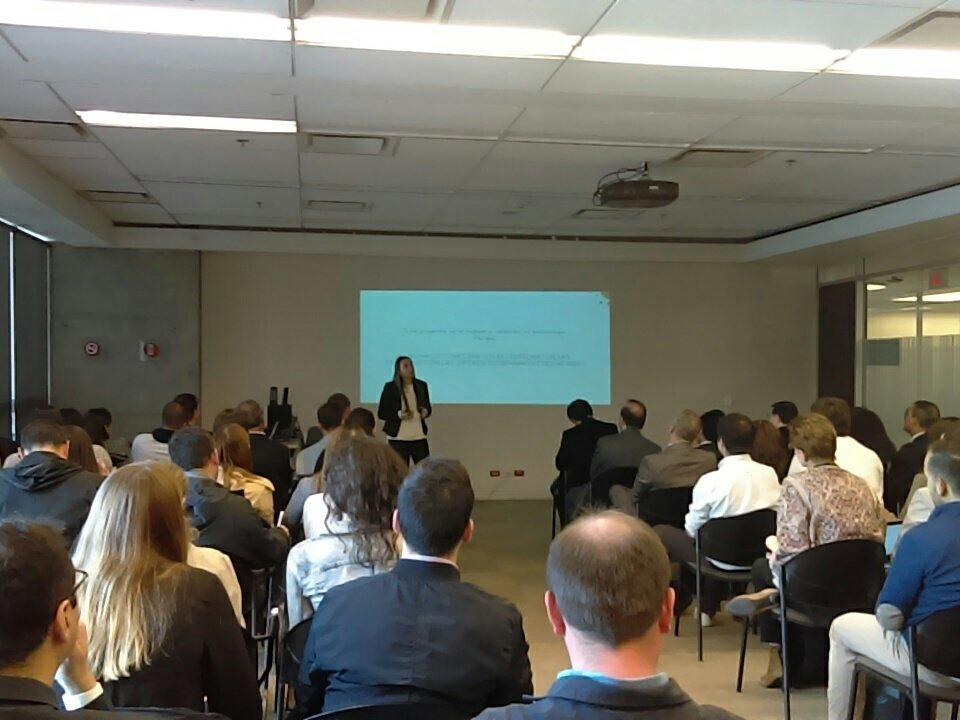 ConnectBogota's tweet photo. Ana Castrillón presenta plataforma #SUNN espacio de conexión entre oferentes y demandantes de innovación. @Ruta_N @Colciencias #YoInnpacto https://t.co/VvMbBPINJ6