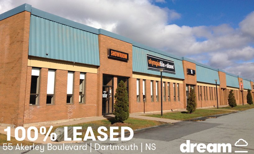 Great news.. another building is 100% leased in Burnside! Visit dreamleasing.ca for a complete list of available units.