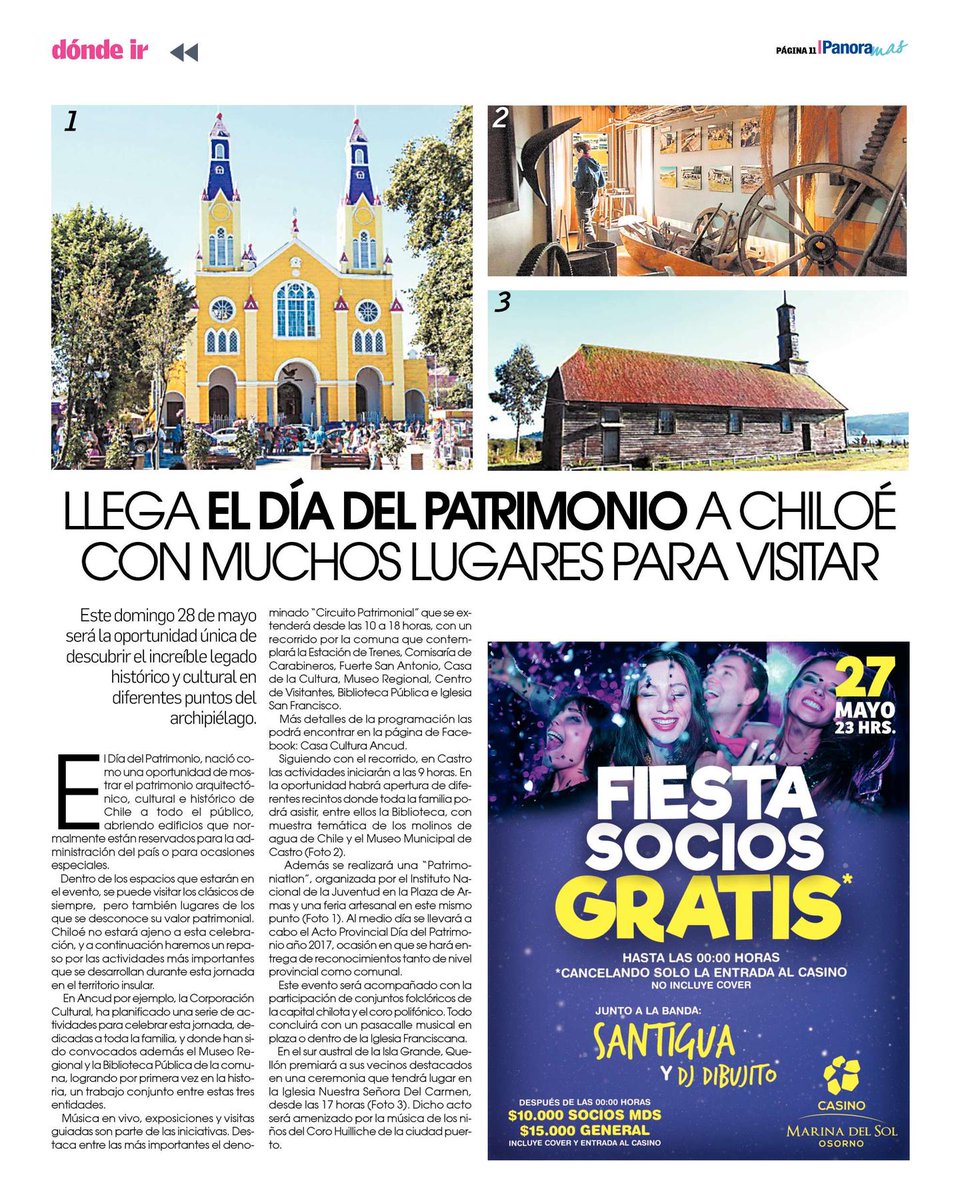 museodecastro's tweet photo. Panorama para este finde? Te invitamos a las actividades en la isla de Chiloé domingo 28 de mayo Día del Patrimonio Cultural de Chile https://t.co/DkS0T0WhgC