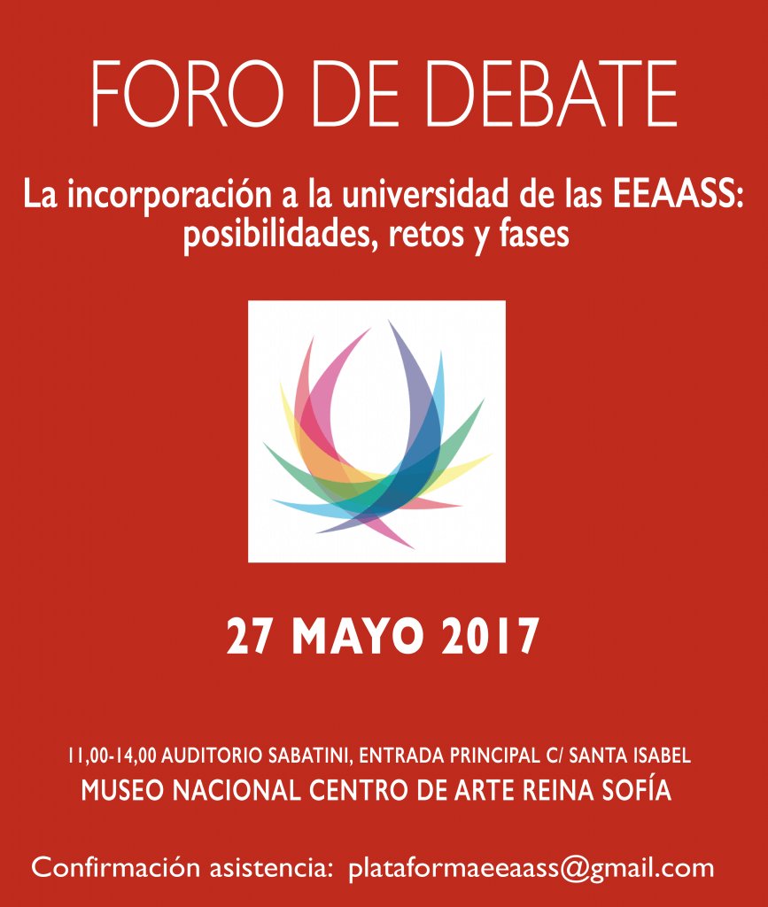 musicapromocion's tweet photo. [FORO DE DEBATE] La incorporación a la universidad de las EEAASS. Programa #promocionMusical #marketingMusical https://t.co/8VN33CO4iV https://t.co/8hhuX1L0kM