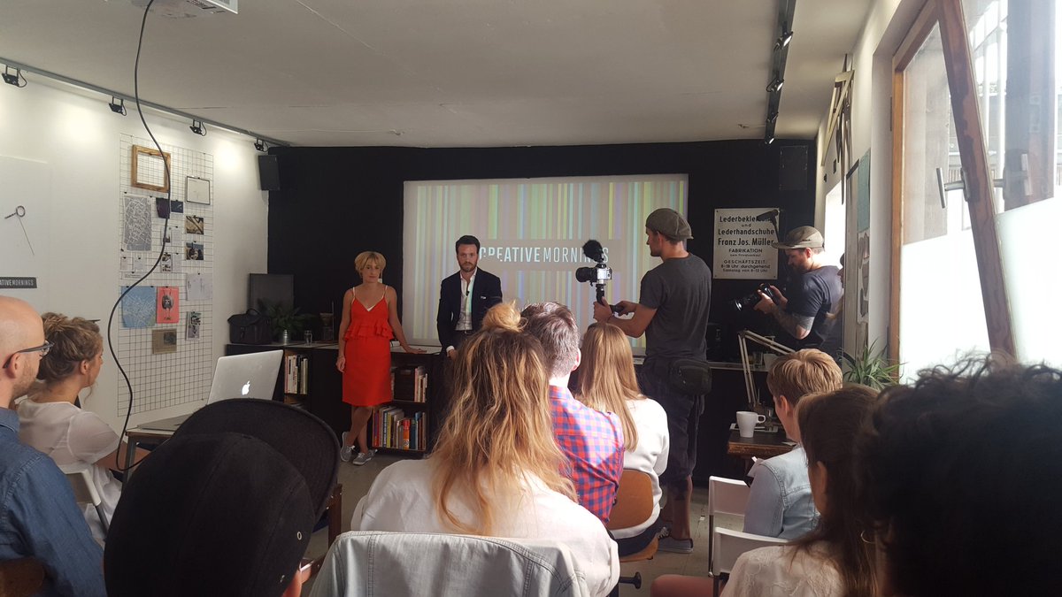 CarlaTranslates's tweet photo. Learned about serendipity and hyperloops today, very interesting talk by @brockmeyer_carl at today's @Cologne_CM #creativemornings #köln https://t.co/hKXXB3FKeP