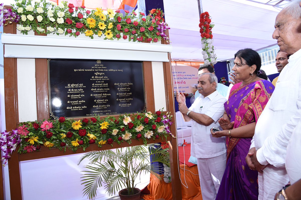 Nitinbhai_Patel's tweet photo. Completed ground breaking ceremony for constructing a new Circuit House at Athavalines &amp; a new Railway Over Bridge near Kim railway station. https://t.co/uhYOCw5qCi