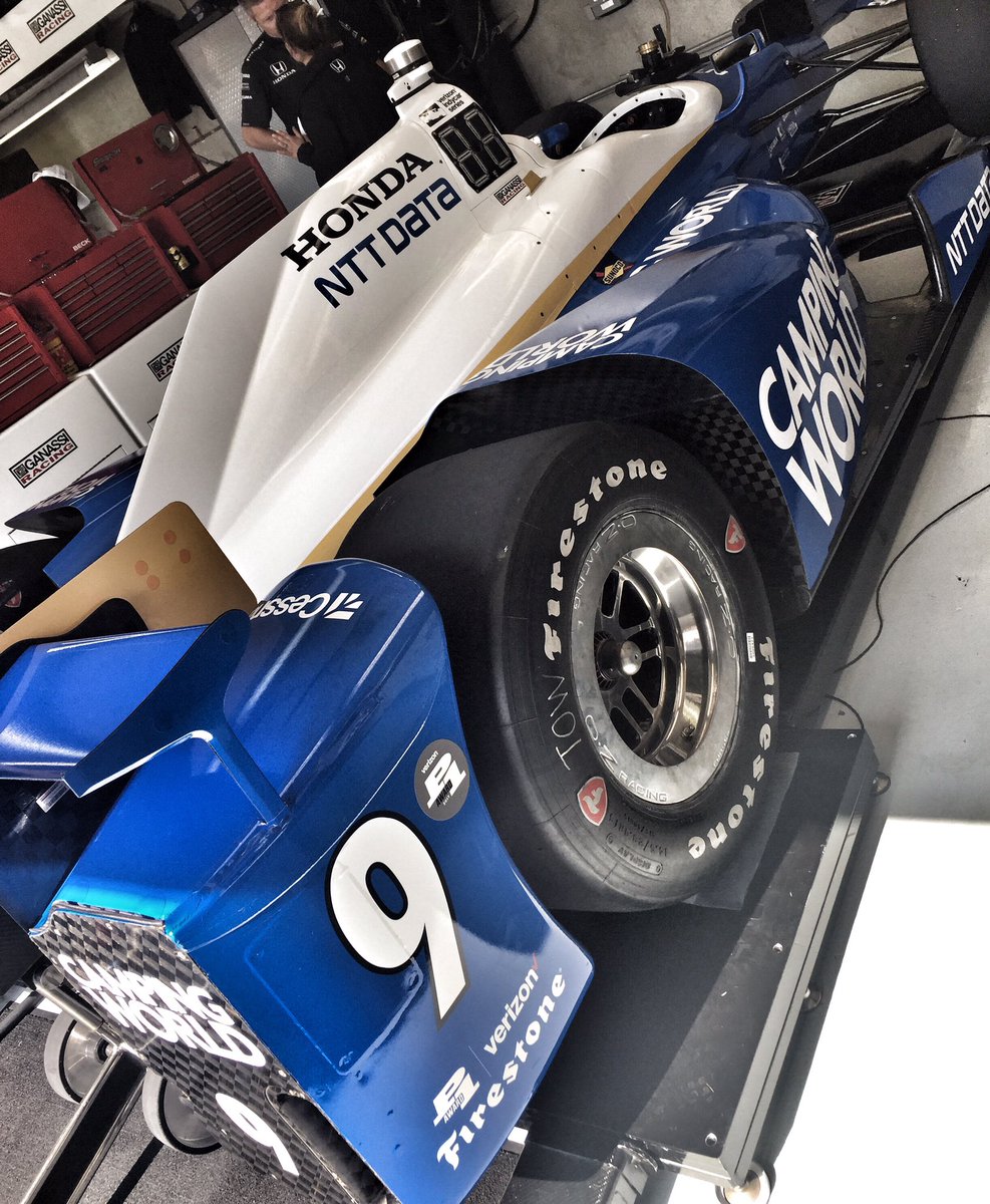 IndyMHull's tweet photo. The @CampingWorld #INDYCAR   draws a crowd #Indy500 -- it's time to go 
@marcuslemonis https://t.co/7v7SYOVmHU