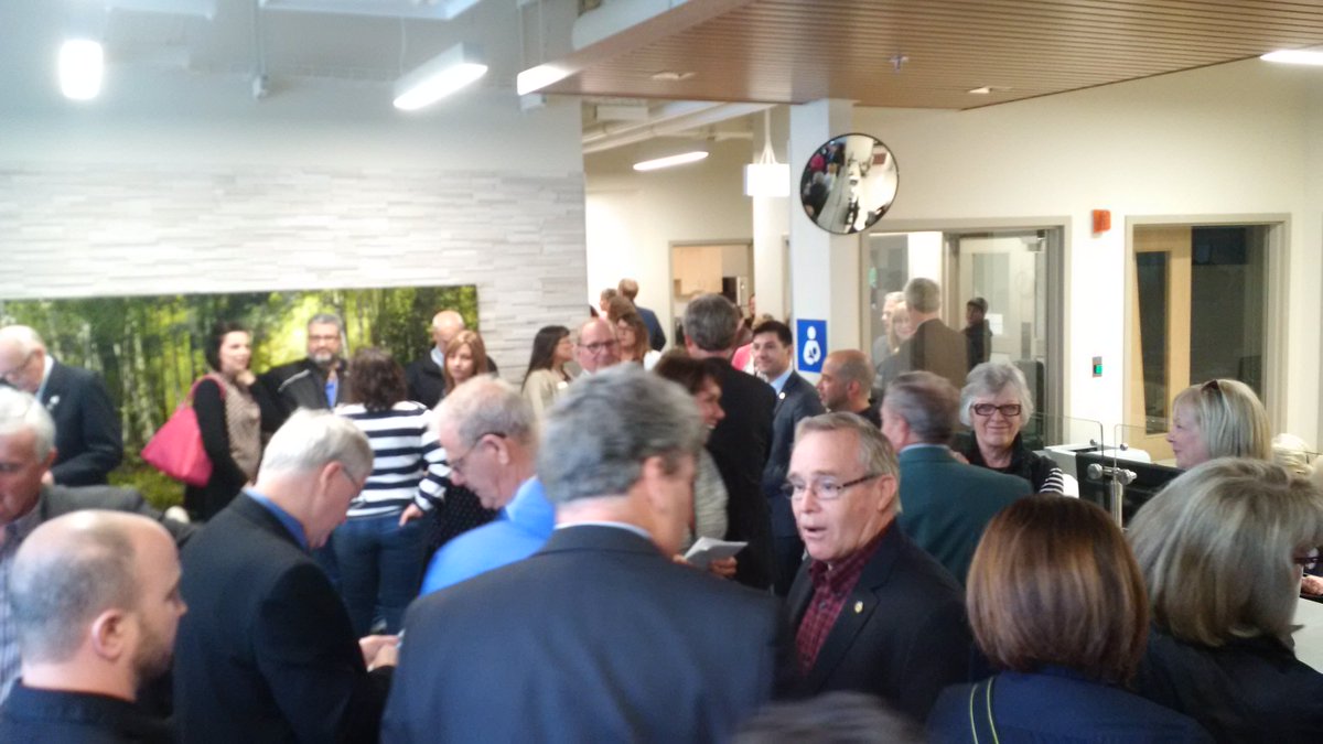 Bill here. We're here at the ribbon cutting for the new mental health center on McConnell Avenue. Story later. https://t.co/WxKhaayLn2