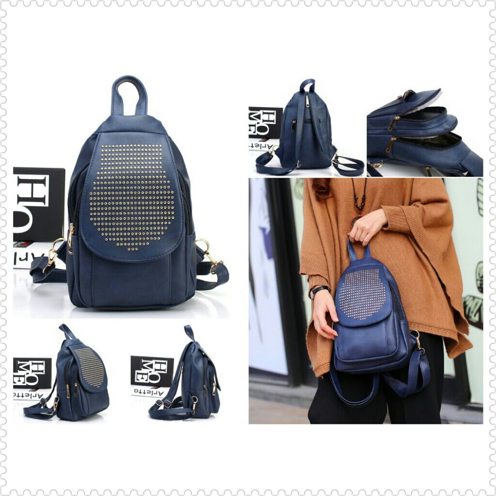 21768SN-Blue 20cmx8cmx32cm Bahan PU Rp160.000