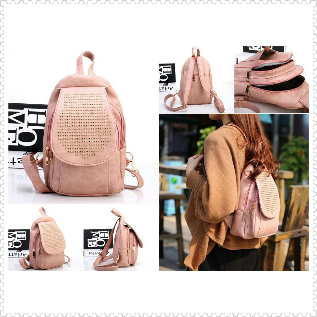 21768SN-Pink 20cmx8cmx32cm Bahan PU Rp160.000