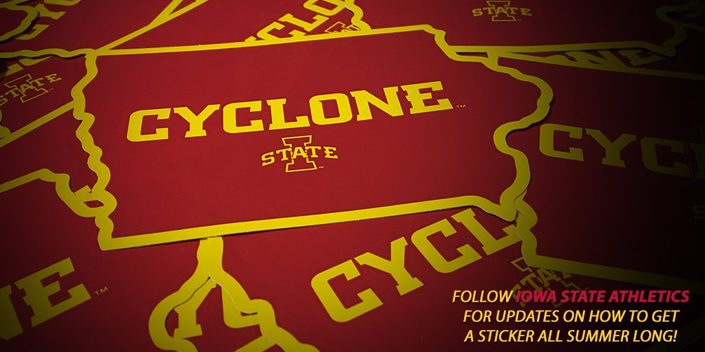 CycloneATH's tweet image. Want to win a #CycloneSticker for #FanFriday? RT and reply to this tweet with your favorite Iowa State tradition!

50 fans will win! 🌪