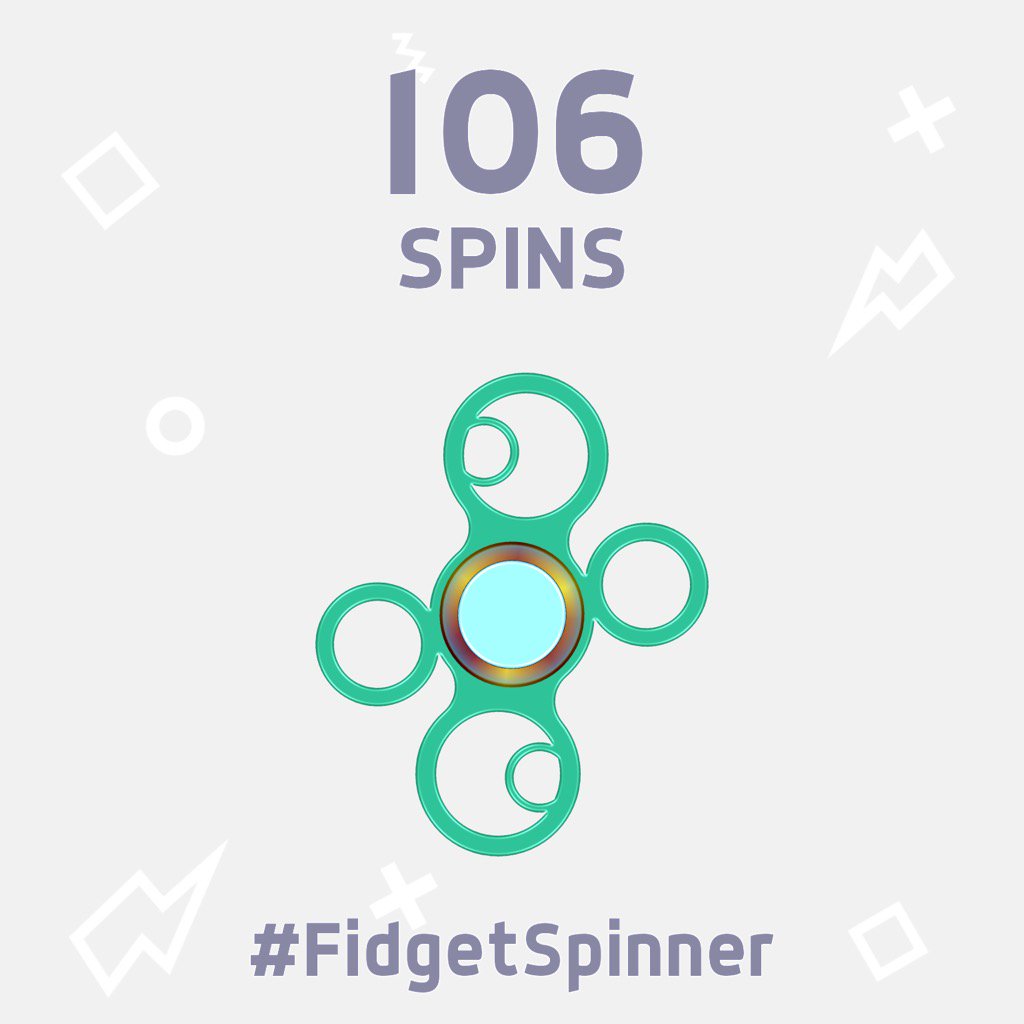 BrandonRoland4's tweet photo. I've just scored 106 spins in this new #FidgetSpinner game! https://t.co/7gGga73j5N Can you beat me? https://t.co/Rao7WDs2gd