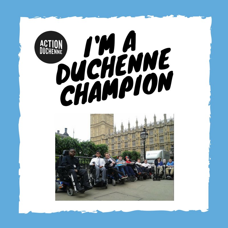 StephenCampaign's tweet photo. Thank you @carlminns for writing a lovely message back to a #DMD Mum and signing up to be #DuchenneChampion! Could you share this graphic? https://t.co/KFfzpO7P7d