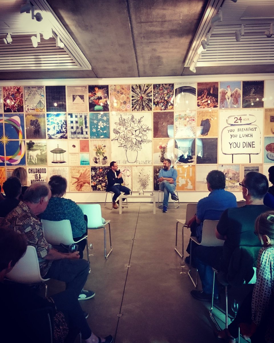 _art_on_sea's tweet photo. Fantastic evening hearing more about Tyson's artistic practice. Thanks to all who attended. Don't miss #TysonTurnBackNow, it closes 4 June. https://t.co/anj4uB2r4f