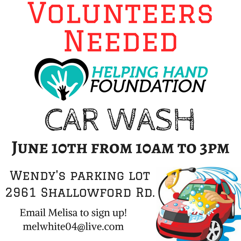 ‼️MARK YOUR CALENDARS‼️We're looking for volunteers to help wash cars with us on June 10th from 10am to 3pm! 💦🚗 #HelpUsHelpOthers
