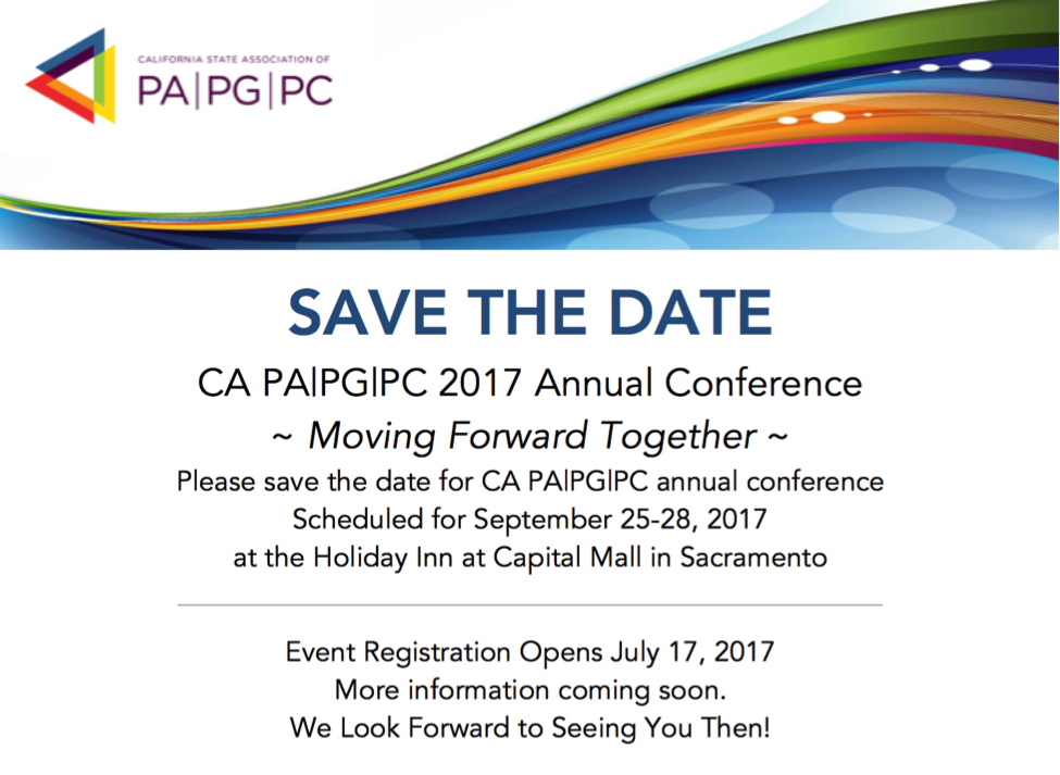 CAPAPGPC's tweet photo. Excited to announce @CAPAPGPC annual conference 2017. Stay tuned for more #Moving4WardTogether! https://t.co/C6gGKwmVE9