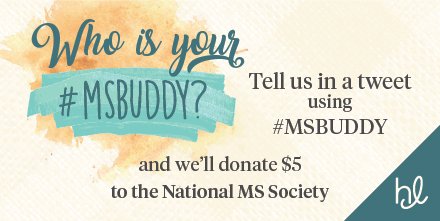 Healthline's tweet photo. Tell us who your #MSBuddy is and we'll donate $5 to the @mssociety! Don't forget to download the free app here: https://t.co/GVTl3S5Yoz https://t.co/dc82zMsHnk