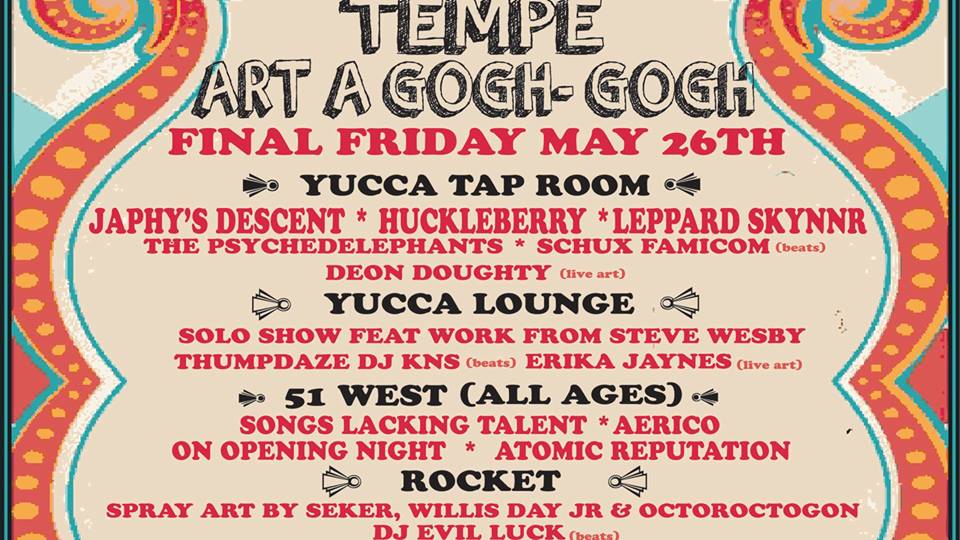 YabYum Music + Arts (@yabyumaz) on Twitter photo #Tempe Art A Gogh Gogh at <a href="/Yuccataproom/">Yucca Tap Room</a> 2NITE w <a href="/SchuxFamicom/">Schux Famicom</a> <a href="/JaphysDescent/">Japhys Descent</a> <a href="/Huckleberryband/">Huckleberry</a> +LOTS MORE!! yabyumwest.com/2017/05/top-5-… #ShowPick #Tempe Art A Gogh Gogh at <a href="/Yuccataproom/">Yucca Tap Room</a> 2NITE w <a href="/SchuxFamicom/">Schux Famicom</a> <a href="/JaphysDescent/">Japhys Descent</a> <a href="/Huckleberryband/">Huckleberry</a> +LOTS MORE!! yabyumwest.com/2017/05/top-5-… #ShowPick