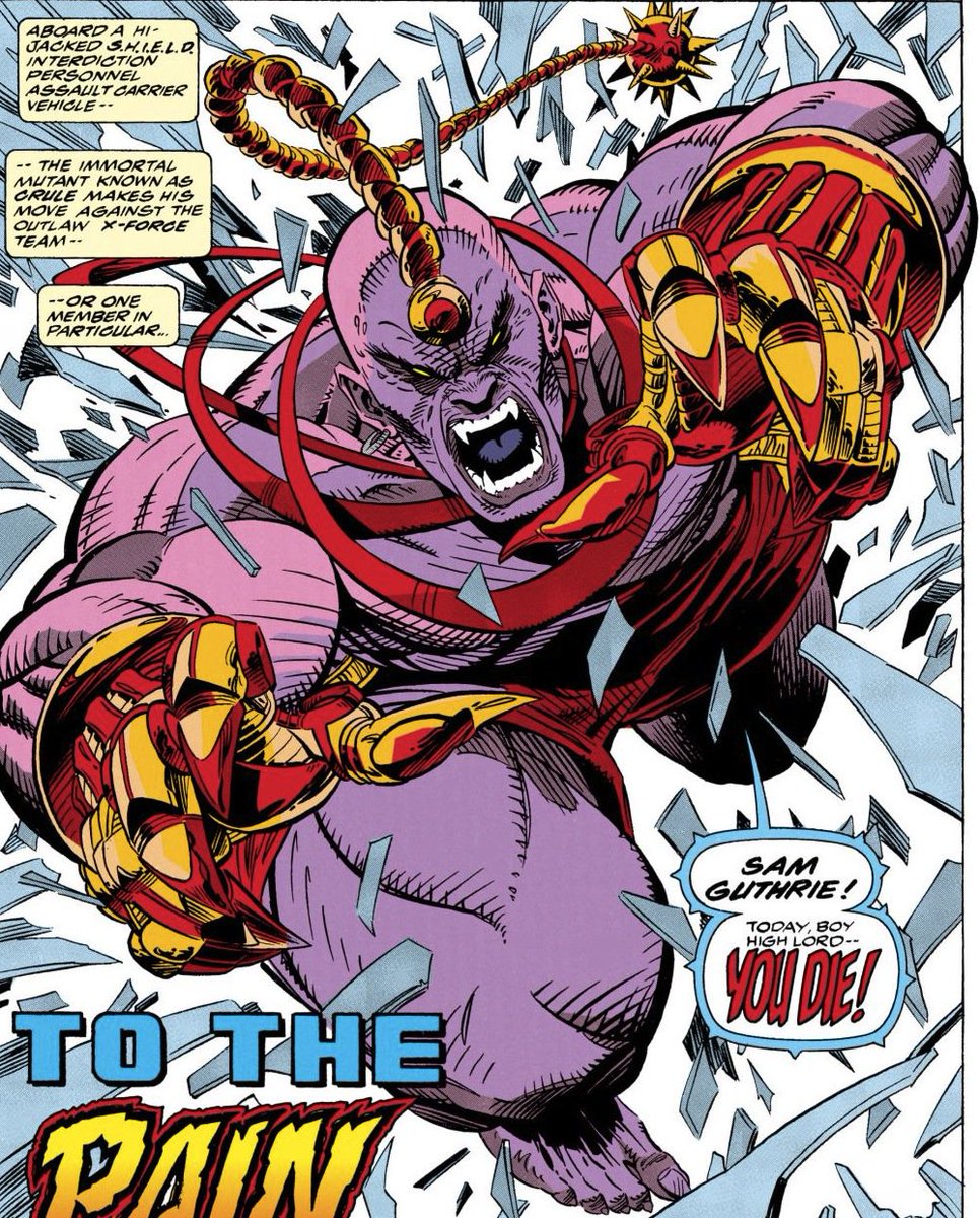 CBNostalgia's tweet photo. Today in #MarvelComics History, The External #Crule, first appeared in #XForce #12 https://t.co/wMUOB82NFc
