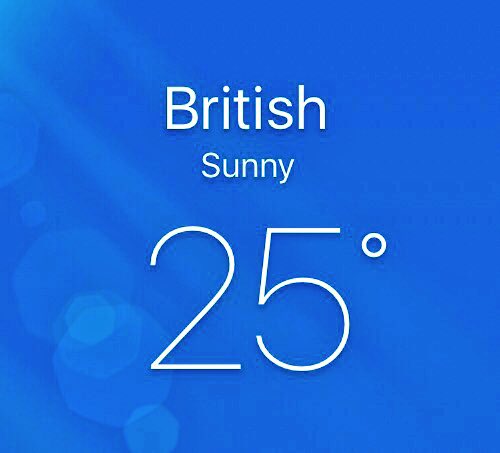 SoVeryBritish's tweet photo. It is now officially hotter than it's ever been anywhere ever https://t.co/PVhcC25A7P