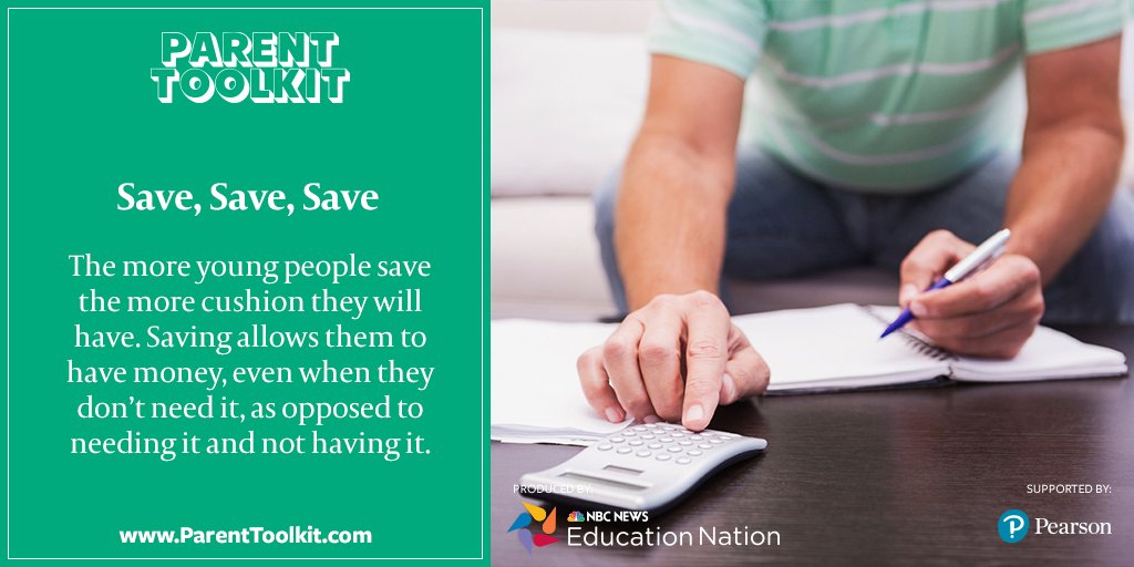 NBCUAcademy's tweet image. For grads, saving can take a back seat to enjoying their new adult life. It doesn’t have to. More via #ParentToolkit bit.ly/2qjOIg2