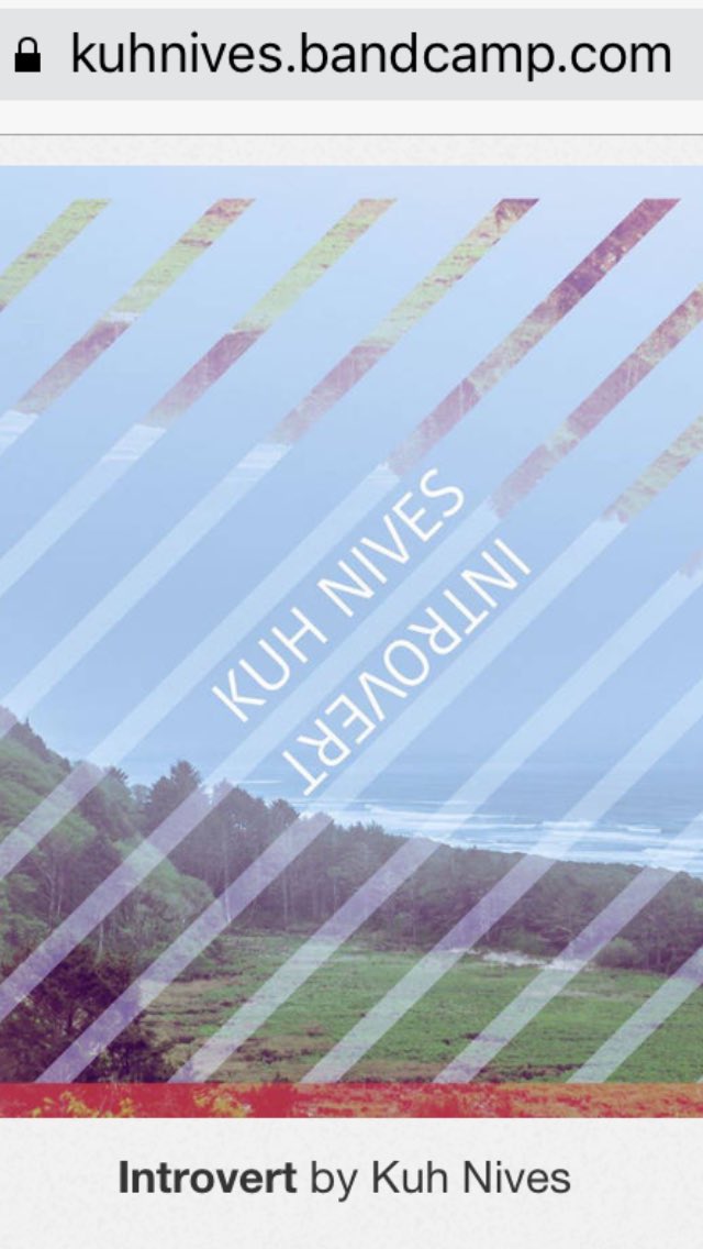 KuhNives's tweet image. kuhnives.bandcamp.com
Our first EP, "Introvert," released on 5/25. Download it at the link above. #kuhnives #music