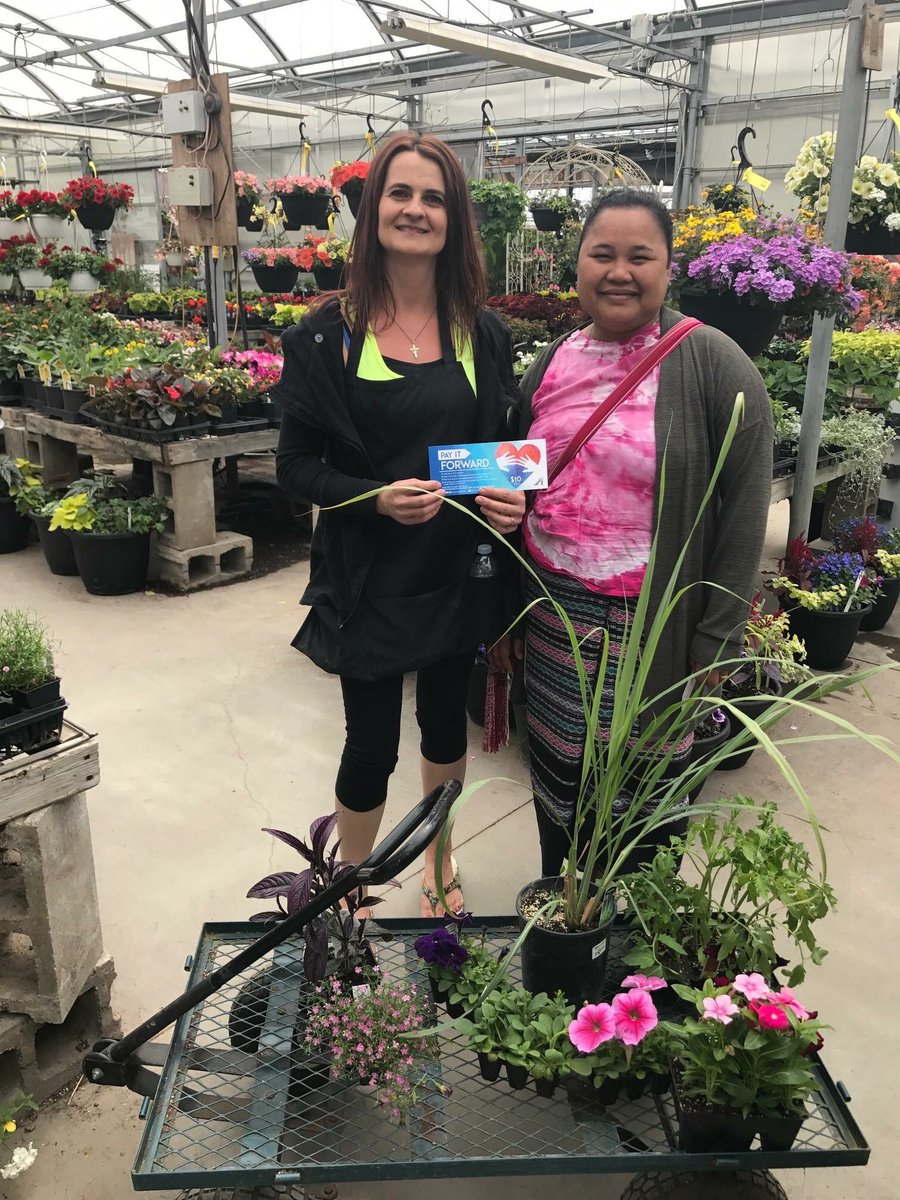 PayItForwardMay's tweet photo. Ka Yar &amp; her family received $10 sponsored by Access Credit Union to purchase seeds and vegetable plants for her garden at New Leaf. #PIF17 https://t.co/jgEz2T32lw