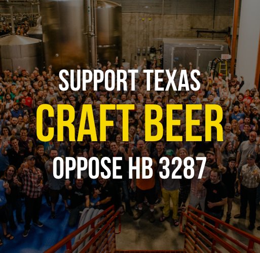 HB 3287 stifles TX Craft Beer. If you haven't yet signed our petition against the bill, please sign now! #vetoHB3287
bit.ly/2pLNKWd