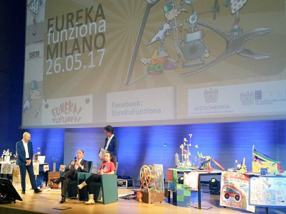 #EurekaFunziona: oltre 500 bambini oggi alla gara di invenzioni di <a href="/Federmeccanica/">FEDERMECCANICA</a> per progettare il futuro e dare valore alle imprese