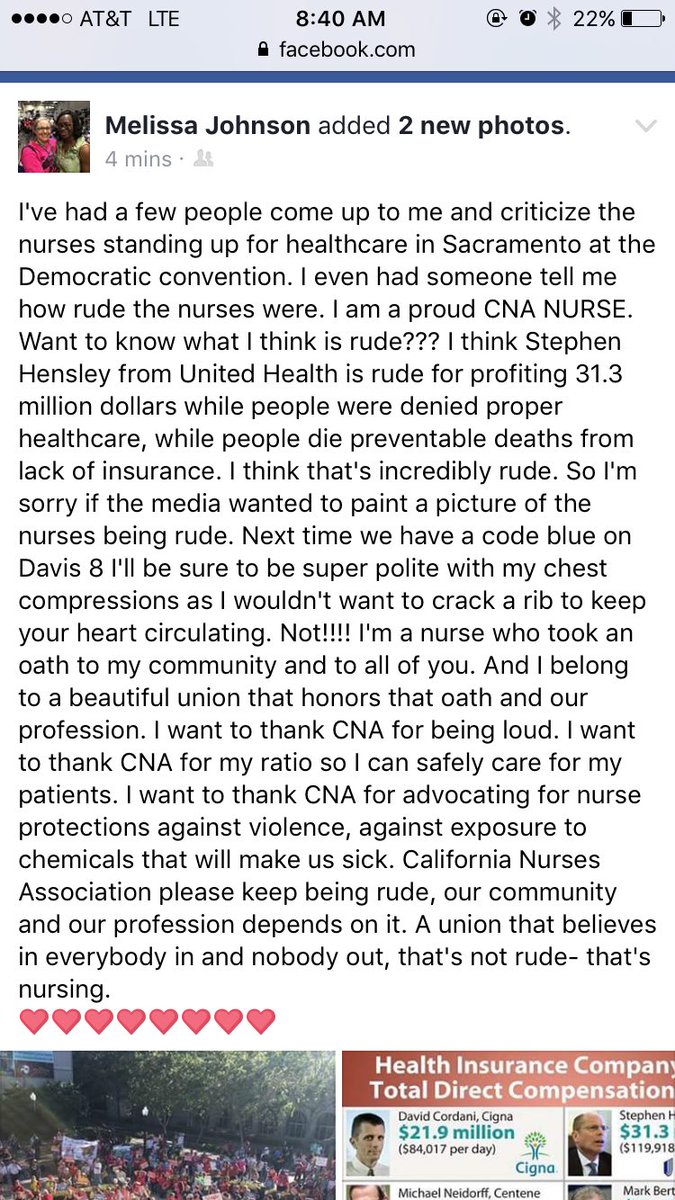 RoseAnnDeMoro's tweet photo. Thank God for nurses. They're fighting for your lives, in and out of the hospital.

#FridayFeeling #SinglePayer #MemorialDayWeekend https://t.co/jA0slzvIGj