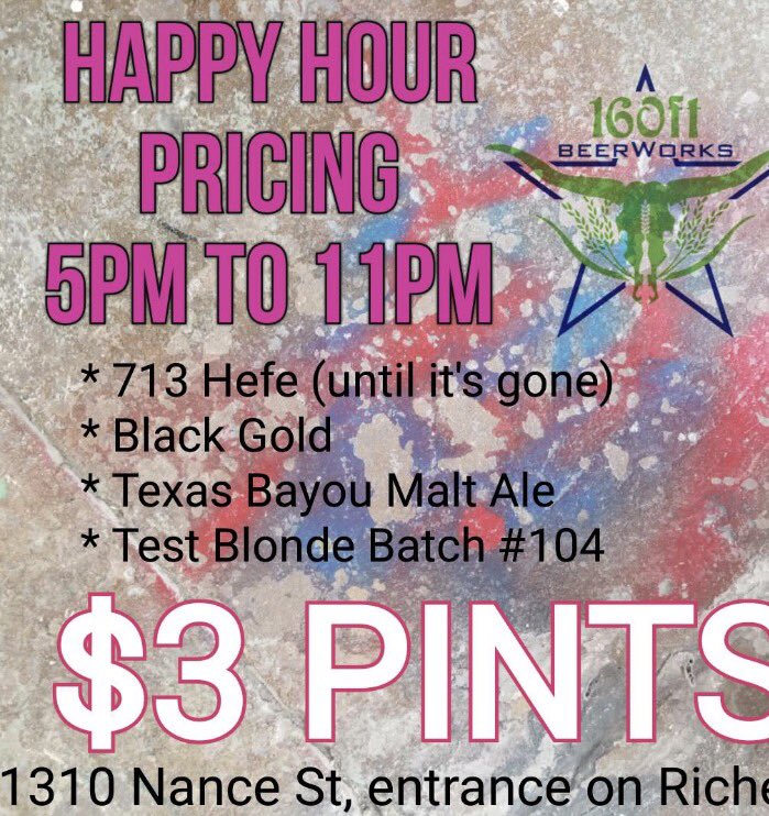 160ftbeerworks's tweet photo. #houston #htx #downtownhouston #spreadlove  #htown #160ftbeerworks #beerme #drinkbeer #ilovebeer #nanonano https://t.co/OJReKCf9Oa