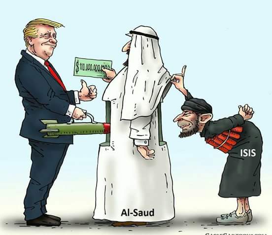 US-Arab-Islamic Summit was held by parents of #ISIS to gush out the frustration against #Iran.  #RiyadhSummit #manchesterattack #manchester