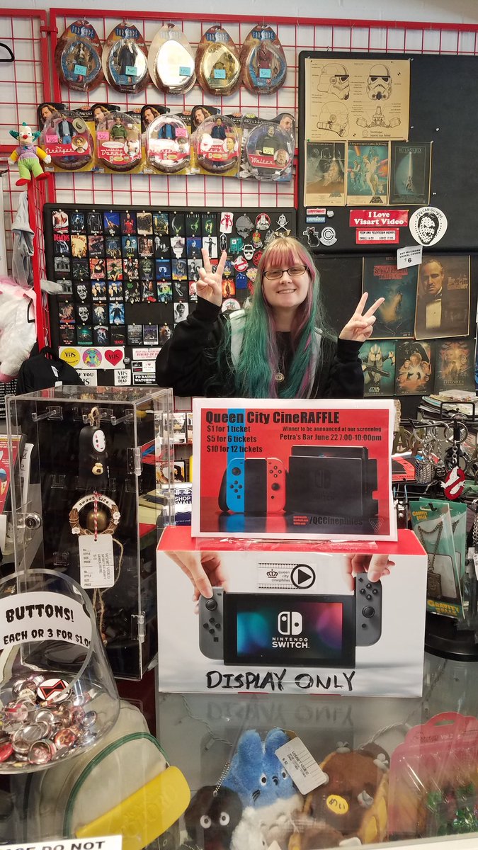 QCCinephiles's tweet photo. Our friends at Visart Video also have #CineRaffle tickets for our Nintendo Switch raffle! Stop by, inquire, and get tickets! #QCCinephiles https://t.co/4xAJ015CGP