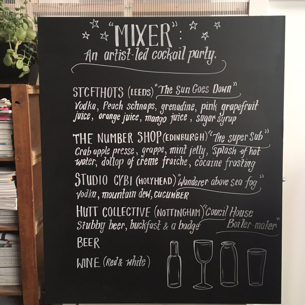 an_artnews's tweet photo. Join us from 7 @TheRoyalStand for #mixer #artistled cocktails with @TheNumberShop @stcfthots @HuttCollective &StudioCyBI #AssemblyLiverpool https://t.co/PB7iyYC7Ld