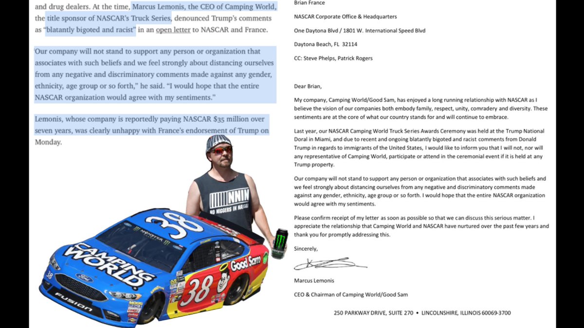 dorightxxx's tweet photo. @SSMotorWerks @KeepIt35 @NASCAR @MonsterEnergy @Disney #thegoodsamclub #theprofit #marcuslemonis #indycar #blacklivesmatter #danicapatrick #cwstadium #premiummotorspts #goodyear #hooters #ford https://t.co/CSKns3Gl8t