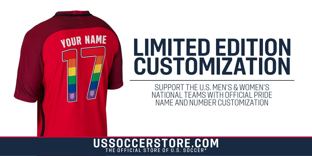 us women's soccer pride jersey