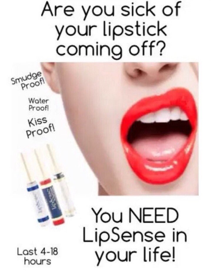 Tired of having to re-apply your lipstick? Try LipSense, it is AMAZING! 💋💋
