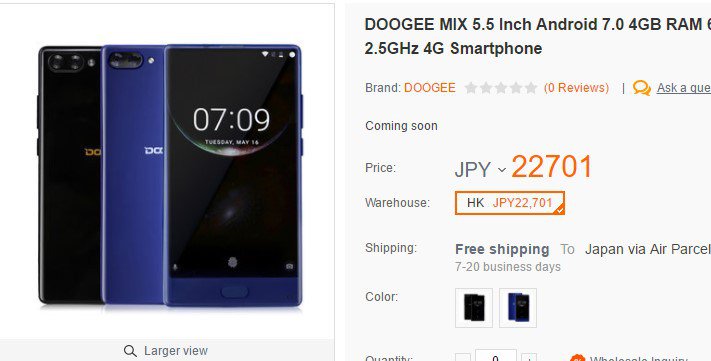 筋トレマスターかずひろ A Twitter 中華スマホ Doogee Mix ベゼルなしデザインの Xiaomi Mixオマージュの5 5インチスマホ T Co 9bntl7h1zo 筋トレマスターかずひろ A Twitter 中華スマホ Doogee Mix ベゼルなしデザインの Xiaomi Mixオマージュの5 5インチスマホ T Co 9bntl7h1zo