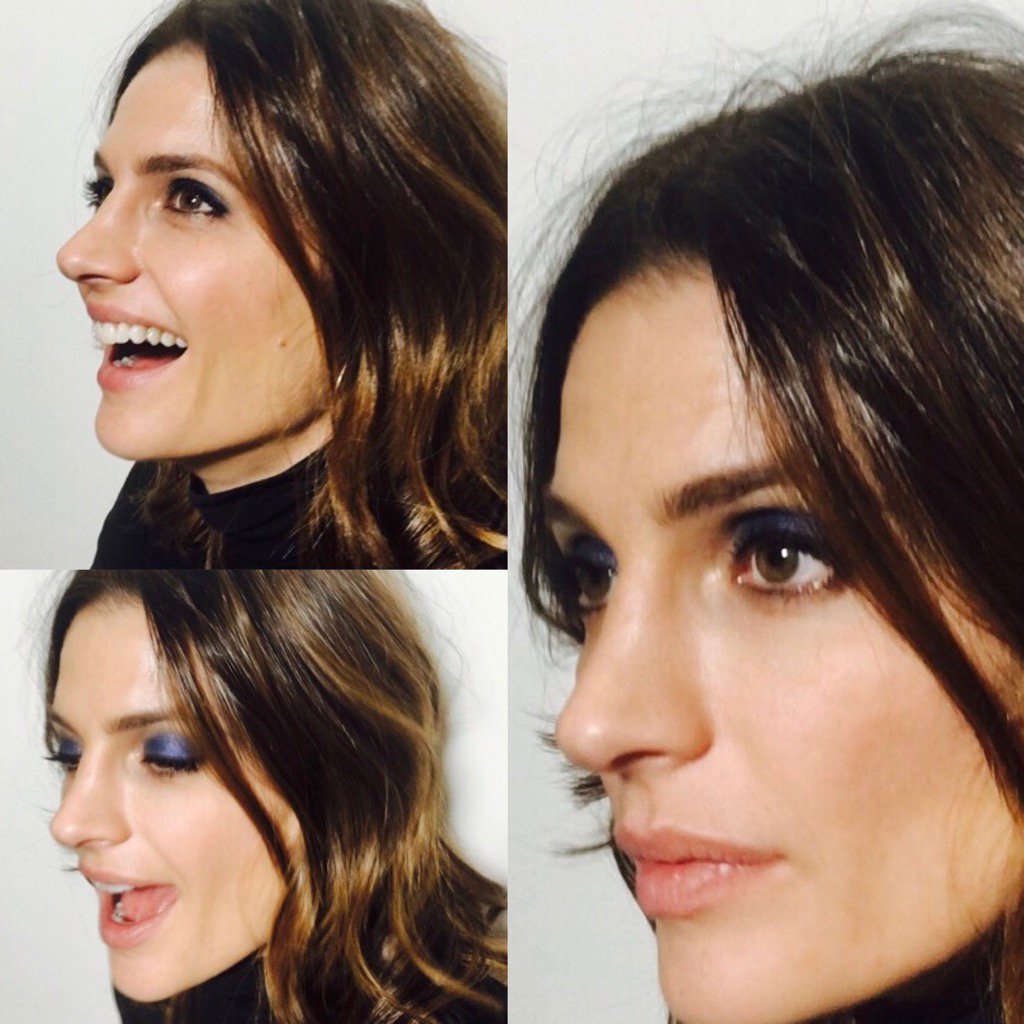 lizbeth4beauty's tweet photo. The many faces of @Stana_Katic yesterday's look #blueeyeshadow #springbrights #makeupbylizbethw #absentia https://t.co/TmnelX6GYq