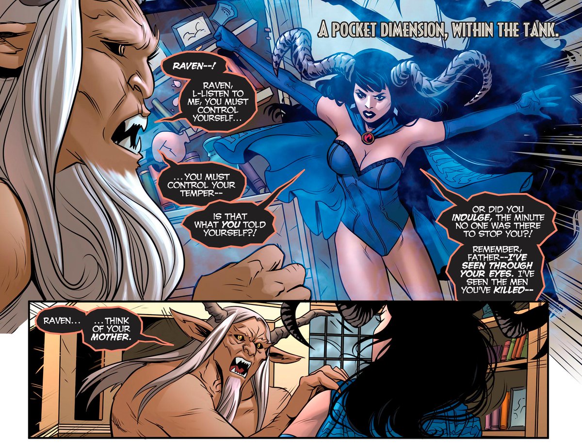 DCOfficial's tweet image. Raven learns some disturbing news about her family tree in the digital-first DC COMICS: BOMBSHELLS #97! bit.ly/2rYuNQR