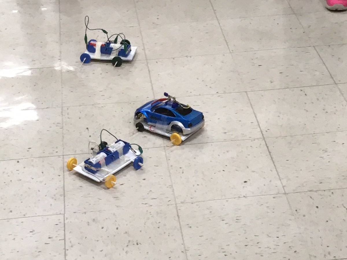 Grade 5 designing and testing electric cars!